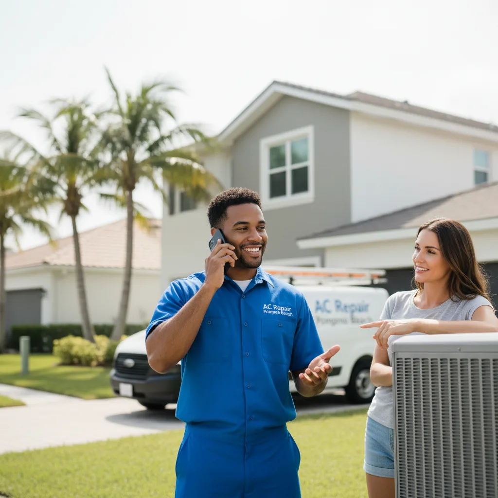 AC Repair Pompano Beach customer support in Nuevo